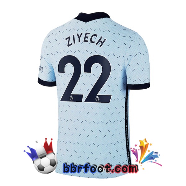 Maillot Foot FC Chelsea (ZIYECH 22) Exterieur 20/21