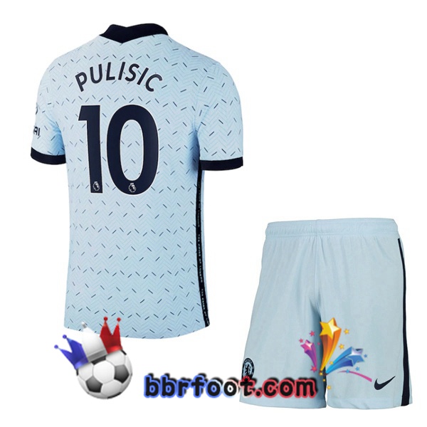 Maillot Foot FC Chelsea (PULISIC 10) Enfant Exterieur 20/21