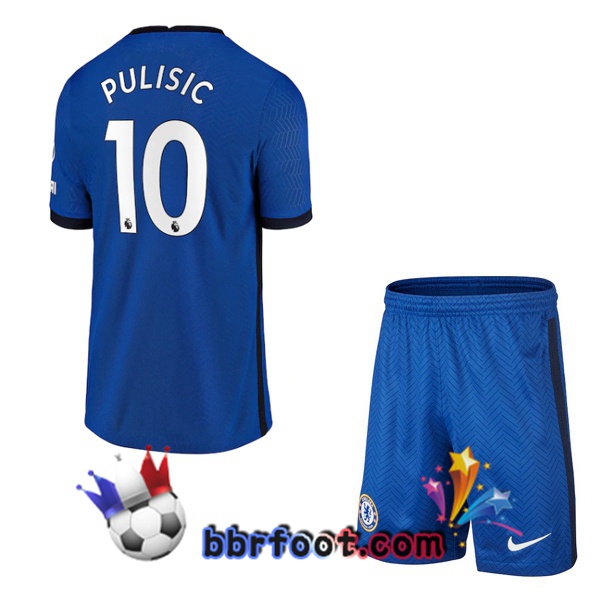 Maillot Foot FC Chelsea (PULISIC 10) Enfant Domicile 20/21
