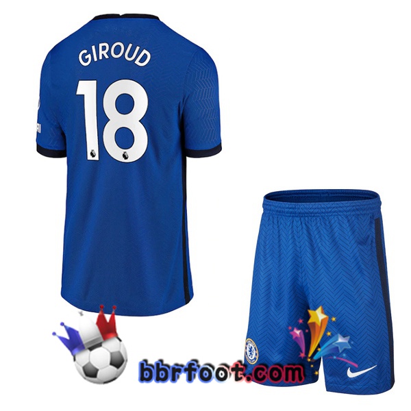 Maillot Foot FC Chelsea (GIROUD 18) Enfants Domicile 20/21