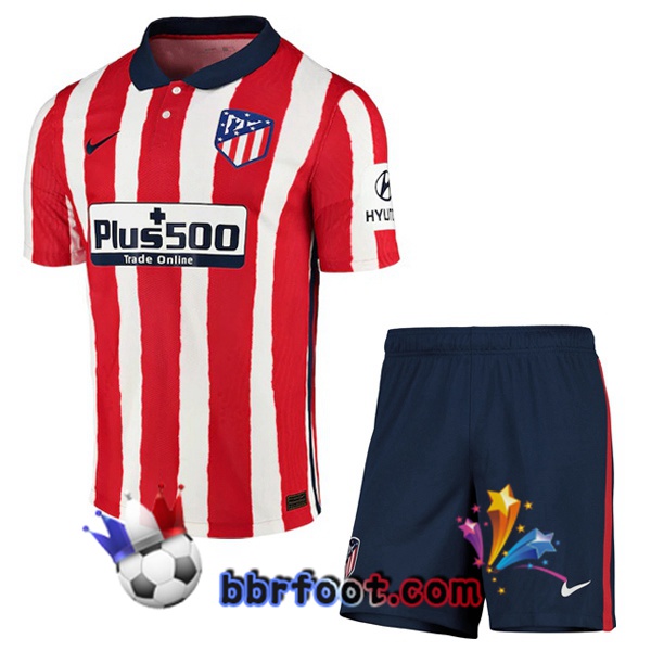 Maillot de Foot Atletico Madrid Enfants Domicile 2020/2021