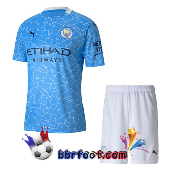 Maillot de Foot Manchester City Enfants Domicile 2020/2021