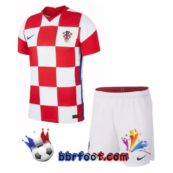 Maillot Equipe De Croatie Enfants Domicile 20/21