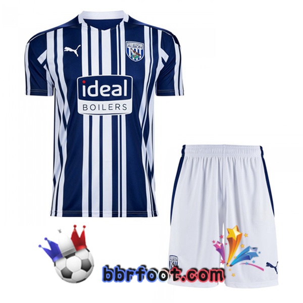 Maillot de Foot West Bromwich Albion FC Enfants Domicile 2020/2021
