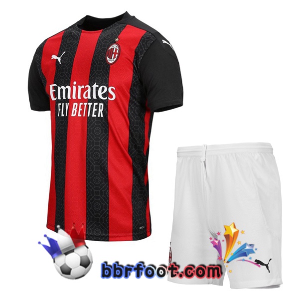 Maillot de Foot AC Milan Enfants Domicile 2020/2021