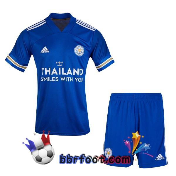 Maillot de Foot Leicester City Enfants Domicile Thailand Smiles With You 2020/2021
