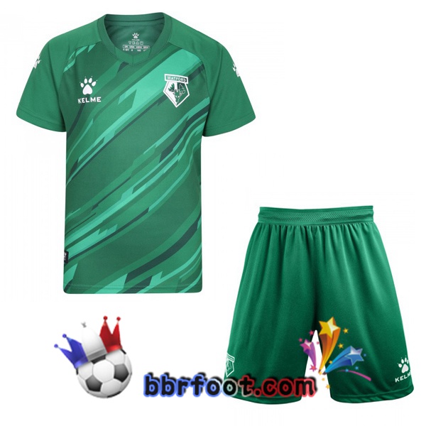 Maillot Foot Watford FC Enfant Gardien de but Vert 20/21