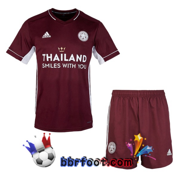 Maillot Foot Leicester City Enfant Exterieur Thailand Smiles With You 20/21
