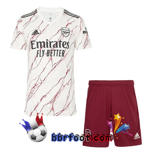 Maillot Foot Arsenal Enfant Exterieur 20/21