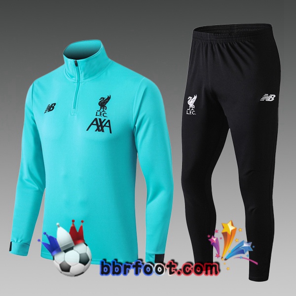 Survetement Foot FC Liverpool Enfants Vert 20/21