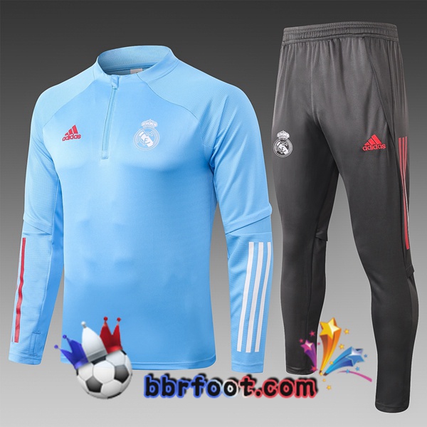 Survetement Foot Real Madrid Enfants Bleu 20/21