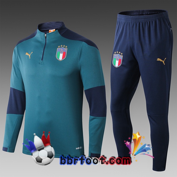 Survetement Foot Italie Enfant Vert 20/21