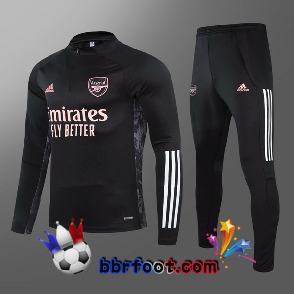 Survetement Foot Arsenal Enfant Noir 20/21
