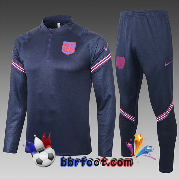 Survetement Foot Angleterre Enfants Bleu Royal 20/21