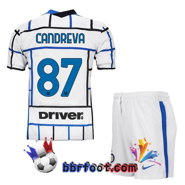 Maillot Foot Inter Milan (CANDREVA 87) Enfants Exterieur 20/21