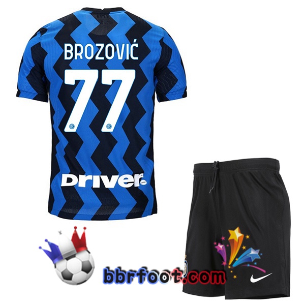 Maillot Foot Inter Milan (BROZOVIĆ 77) Enfants Domicile 20/21