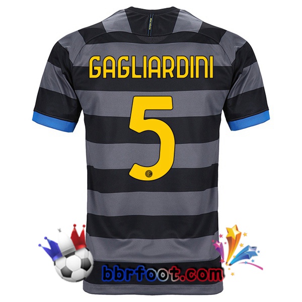 Maillot Foot Inter Milan (GAGLIARDINI 5) Third 20/21