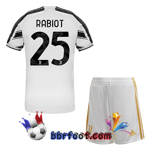 Maillot Foot Juventus (RABIOT 25) Enfants Domicile 20/21