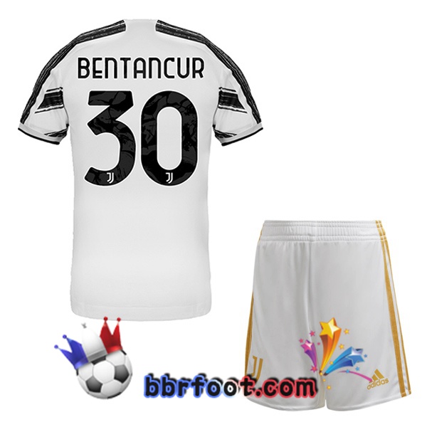 Maillot Foot Juventus (BENTANCUR 30) Enfants Domicile 20/21