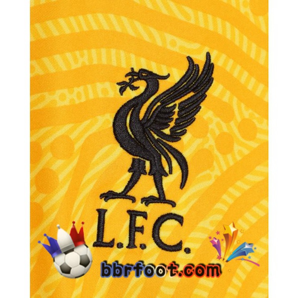 Maillot Foot FC Liverpool Gardien de but Jaune 20/21