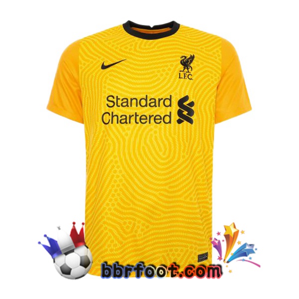 Maillot Foot FC Liverpool Gardien de but Jaune 20/21