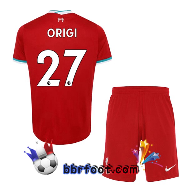 Maillot Foot FC Liverpool (ORIGI 27) Enfants Domicile 20/21