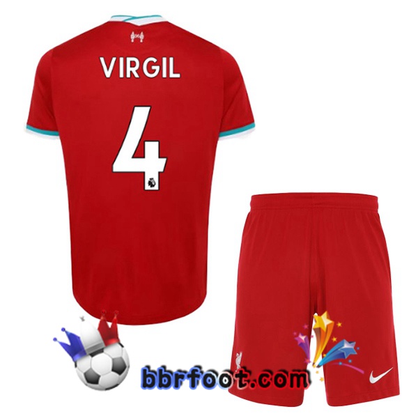 Maillot Foot FC Liverpool (VIRGIL 4) Enfants Domicile 20/21