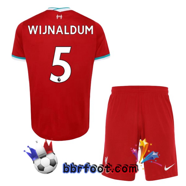Maillot Foot FC Liverpool (WIJNALDUM 5) Enfants Domicile 20/21