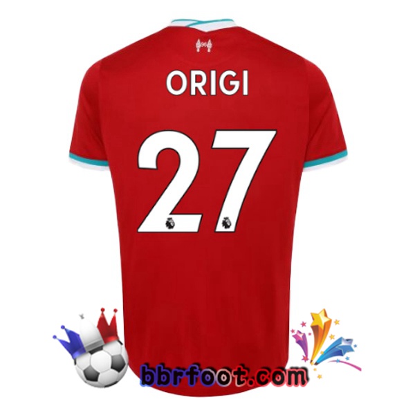 Maillot Foot FC Liverpool (ORIGI 27) Domicile 20/21