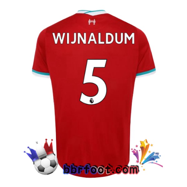 Maillot Foot FC Liverpool (WIJNALDUM 5) Domicile 20/21