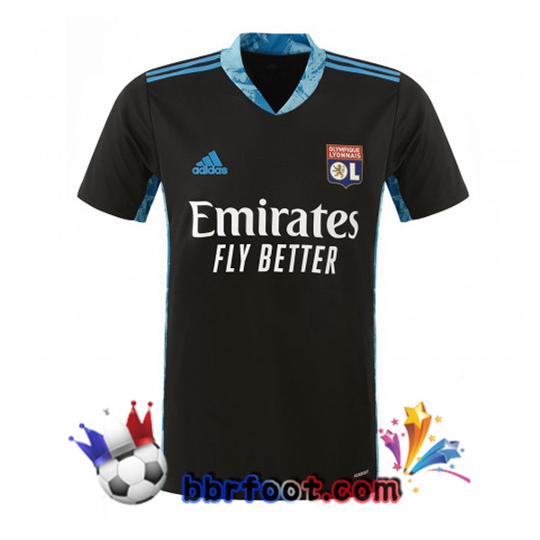 Maillot Foot Lyon OL Gardien de but Noir 20/21