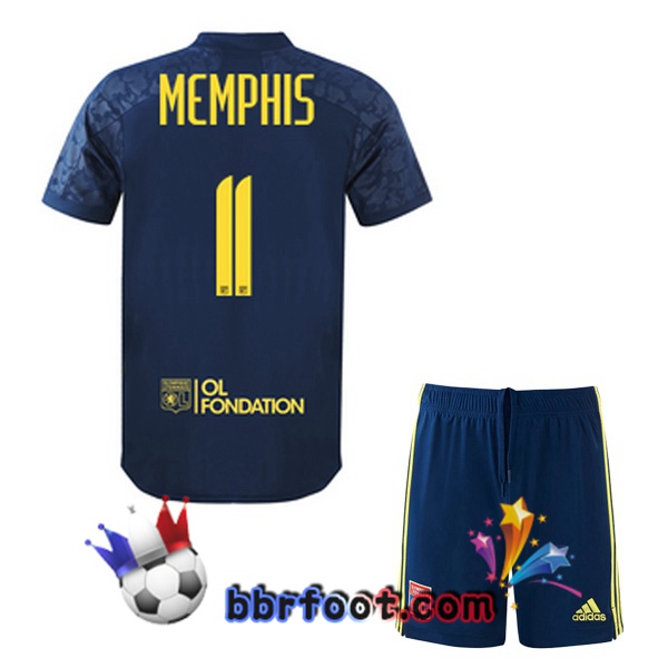 Maillot Foot Lyon OL (MEMPHIS 11) Enfant Third 20/21