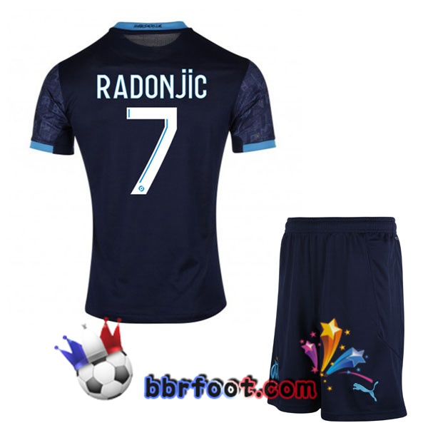 Maillot Foot Marseille OM (RADONJIC 7) Enfants Exterieur 20/21