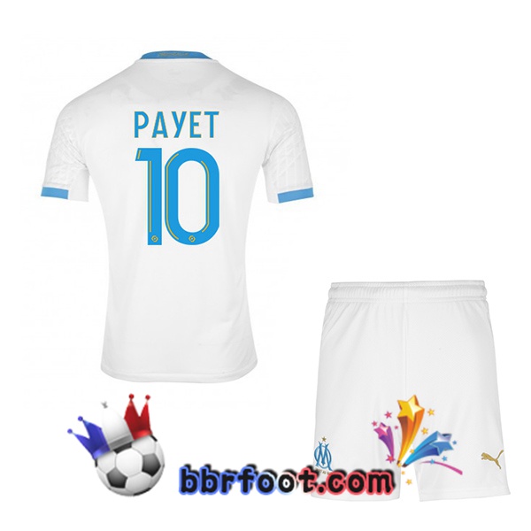 Maillot Foot Marseille OM (PAYET 10) Enfants Domicile 20/21