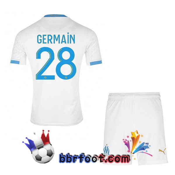 Maillot Foot Marseille OM (GERMAIN 28) Enfants Domicile 20/21