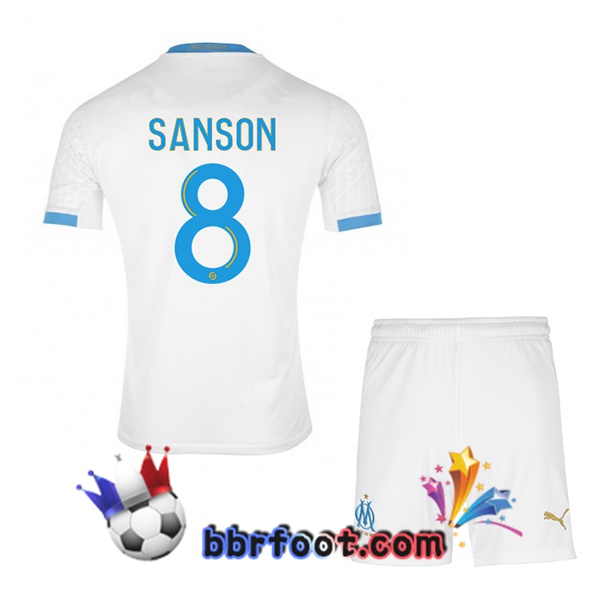 Maillot Foot Marseille OM (SANSON 8) Enfants Domicile 20/21