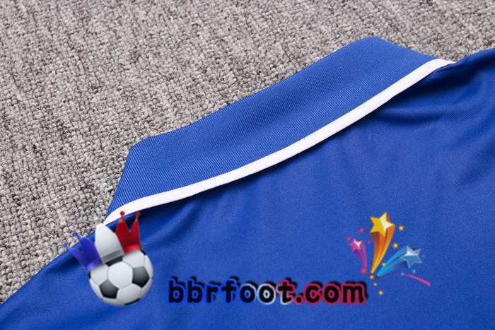 Polo Foot FC Chelsea + Pantalon Bleu Blanc 20/21