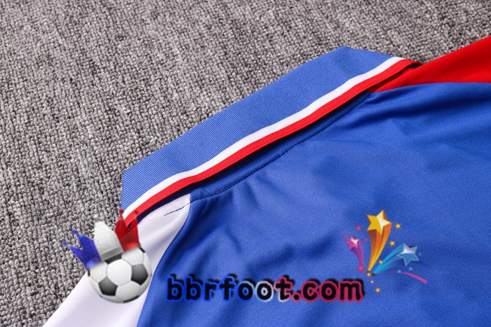 Polo Foot JORDAN Paris PSG + Pantalon Bleu Blanc Rouge 20/21