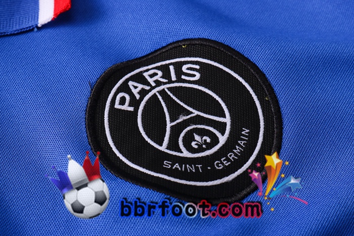 Polo Foot JORDAN Paris PSG + Pantalon Bleu Blanc Rouge 20/21