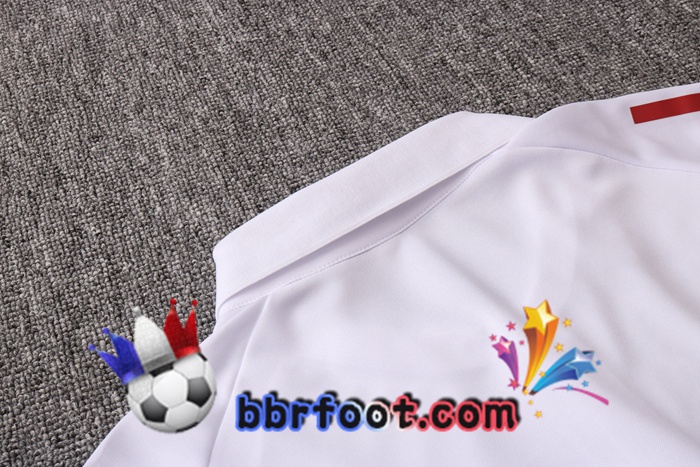 Polo Foot Real Madrid + Pantalon Blanc 20/21
