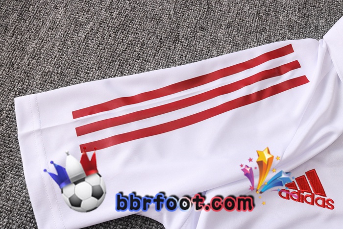 Polo Foot Real Madrid + Pantalon Blanc 20/21