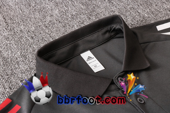 Polo Foot Real Madrid + Pantalon Gris Fonce 20/21