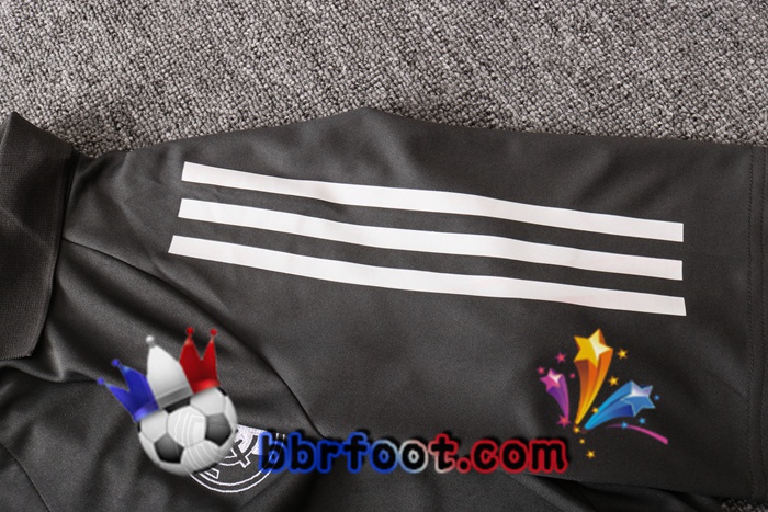 Polo Foot Real Madrid + Pantalon Gris Fonce 20/21