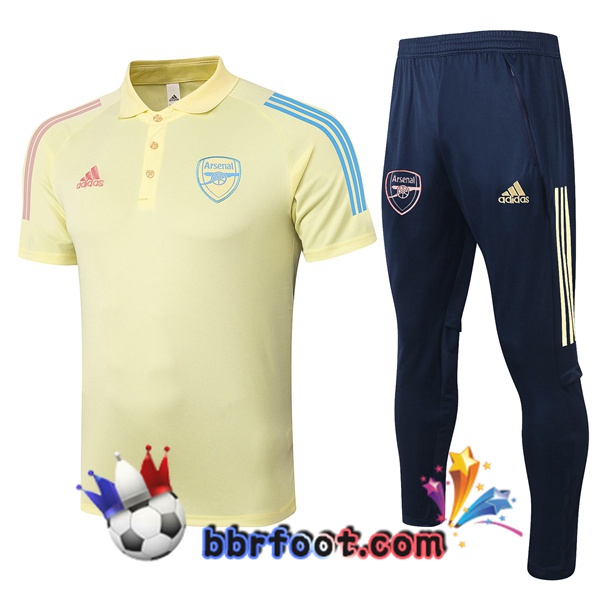 Polo Foot Arsenal + Pantalon Jaune 20/21