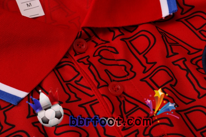 Polo Foot Paris PSG + Pantalon Rouge 20/21