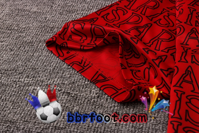 Polo Foot Paris PSG + Pantalon Rouge 20/21