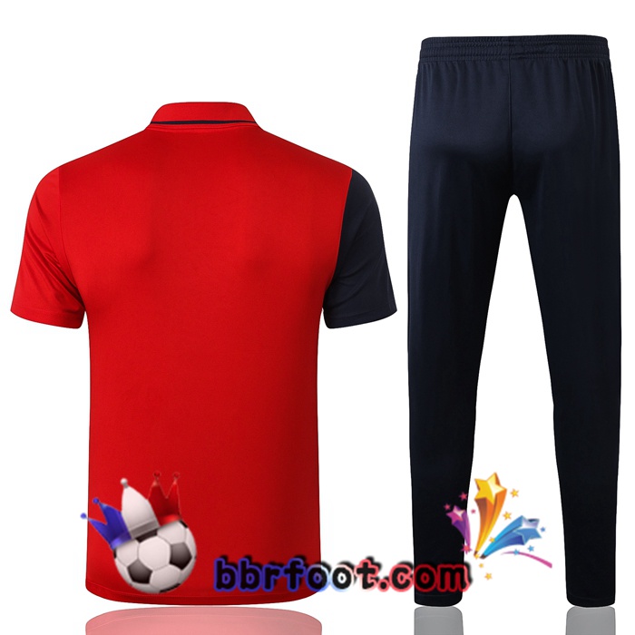 Polo Foot France + Pantalon Rouge 20/21