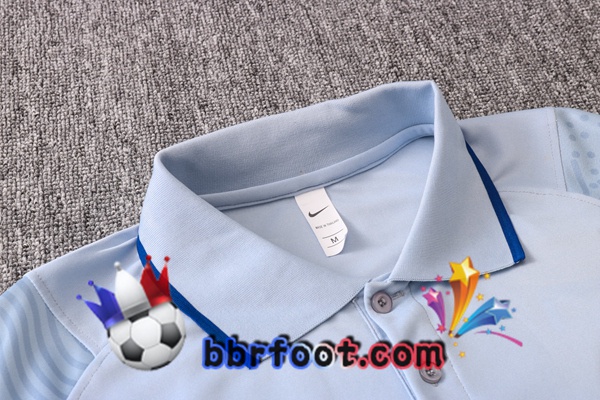 Polo Foot FC Chelsea + Pantalon Bleu Clair 20/21