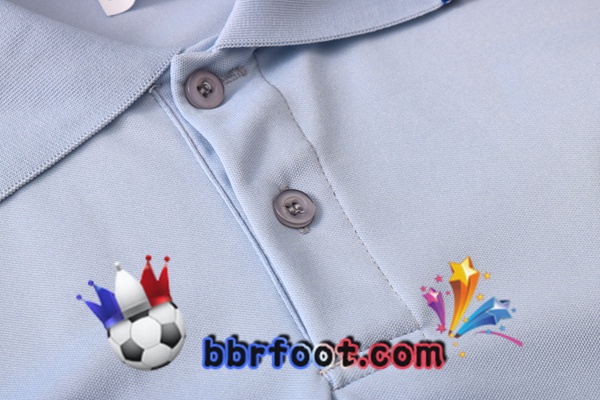 Polo Foot FC Chelsea + Pantalon Bleu Clair 20/21