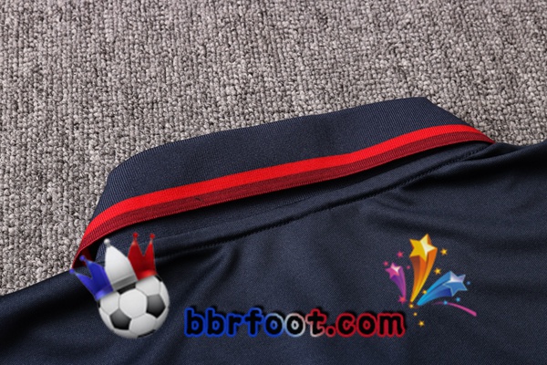 Polo Foot Paris PSG + Pantalon Bleu Royal 20/21